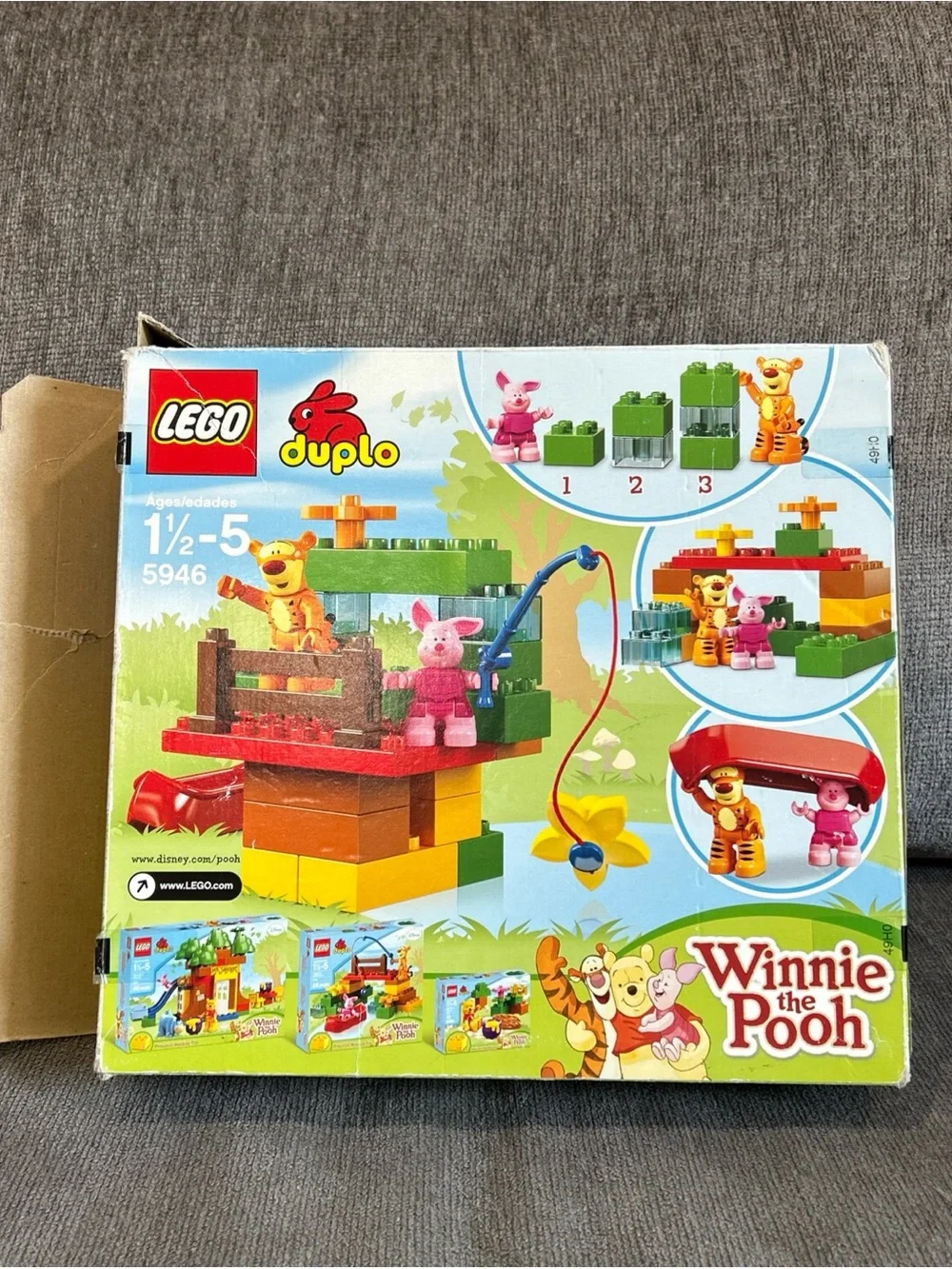 LEGO Duplo Tiggers Expedition 5946 Winnie The Pooh INCOMPLETE